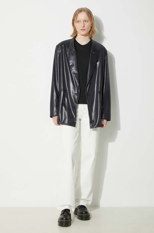 Lacoste t-shirt bawełniany TF7215 czarny AW25