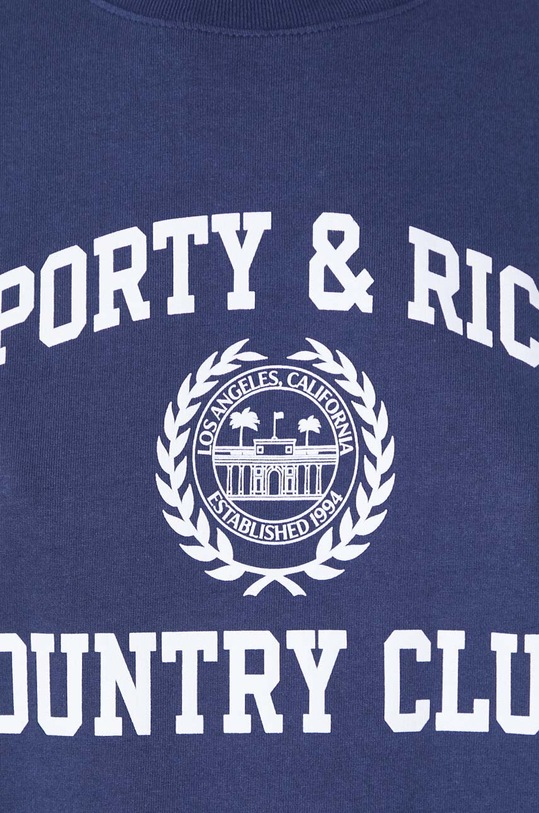 Sporty & Rich cotton t-shirt Varsity Crest T Shirt TSAW2353NA