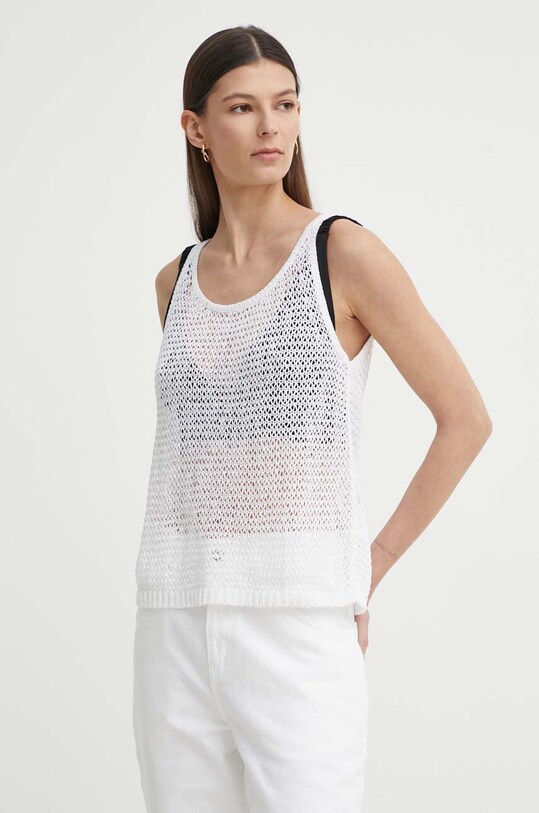 Pamučni top AERON DREYFUSS pamuk bijela SSTO524503