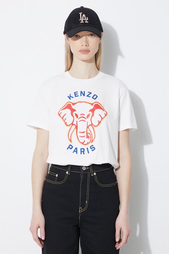Kenzo t-shirt in cotone Elephant Loose T-Shirt