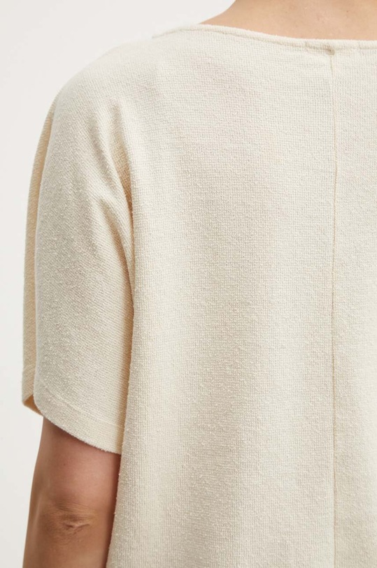 American Vintage t-shirt in cotone TEE-SHIRT MC COL BATEAU SOT02AE24 beige