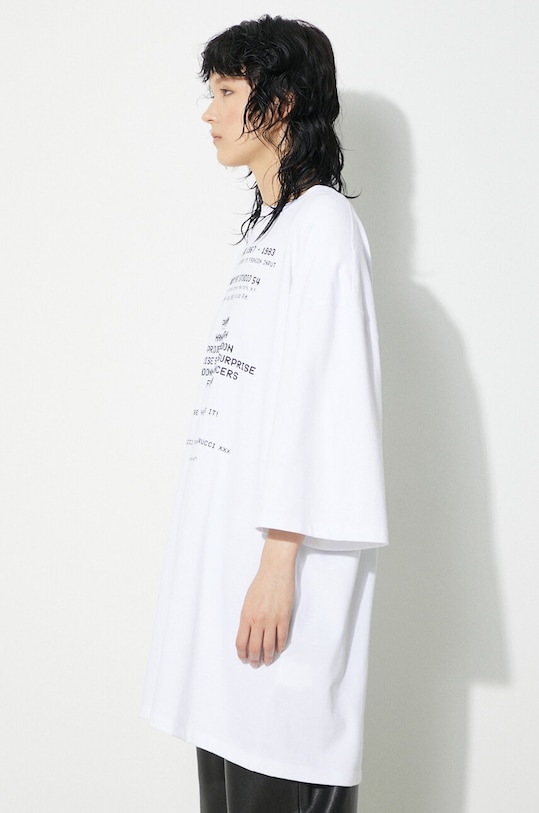 Fiorucci t-shirt in cotone Invitation Print bianco U01FPTSH107CJ01WH01