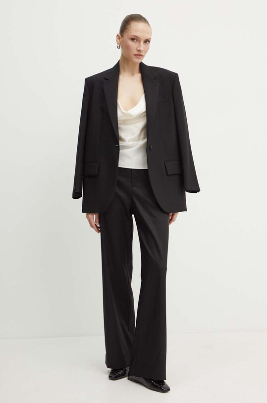Custommade top jedwabny Yuliana 999312115 beżowy AW24