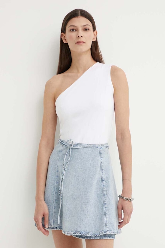 Marc O'Polo top uni alb 404200150115