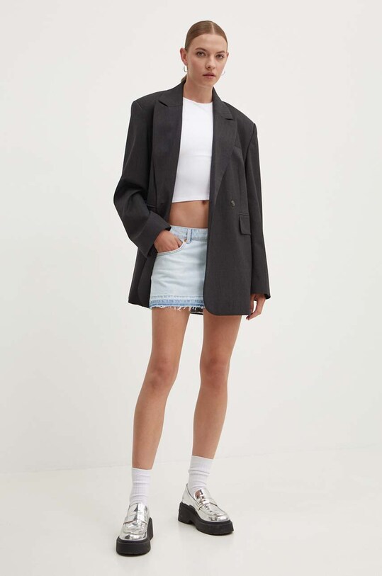 Hollister Co. top KI339.3572.100 alb SS24