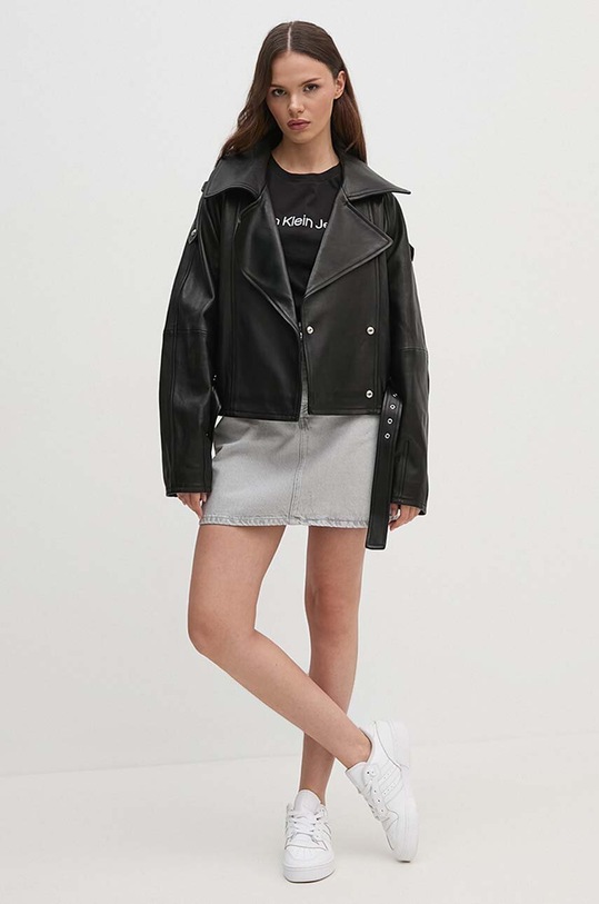 Calvin Klein Jeans t-shirt bawełniany 2-pack J20J220161 czarny AW24