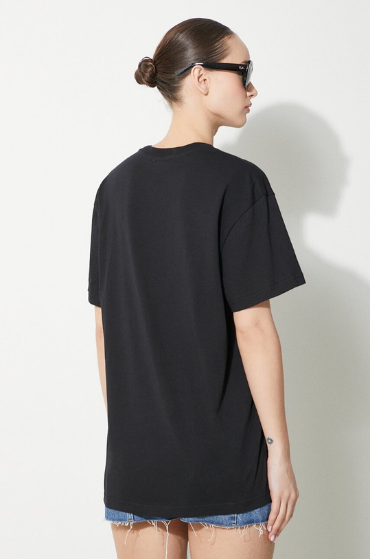 Îmbrăcăminte JW Anderson tricou din bumbac Logo Embroidery T-Shirt JT0218.PG0980.999 negru