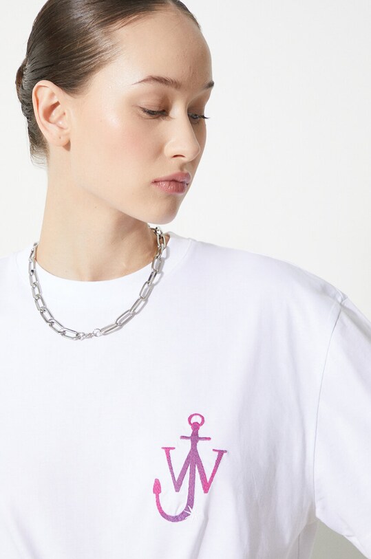 Бавовняна футболка JW Anderson Naturally Sweet Anchor T-Shirt JT0220.PG0980.001