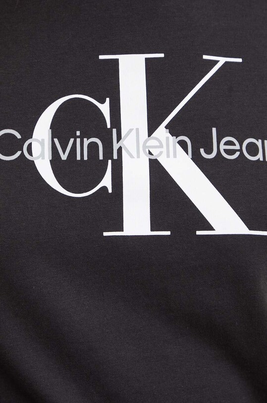 Хлопковая футболка Calvin Klein Jeans J20J219142 чёрный