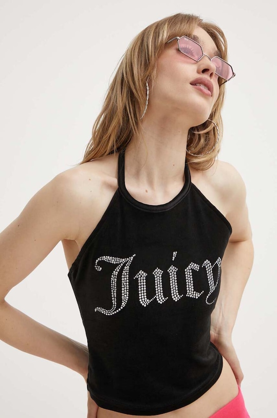 Велюровый топ Juicy Couture остальные чёрный JCWC122002.101