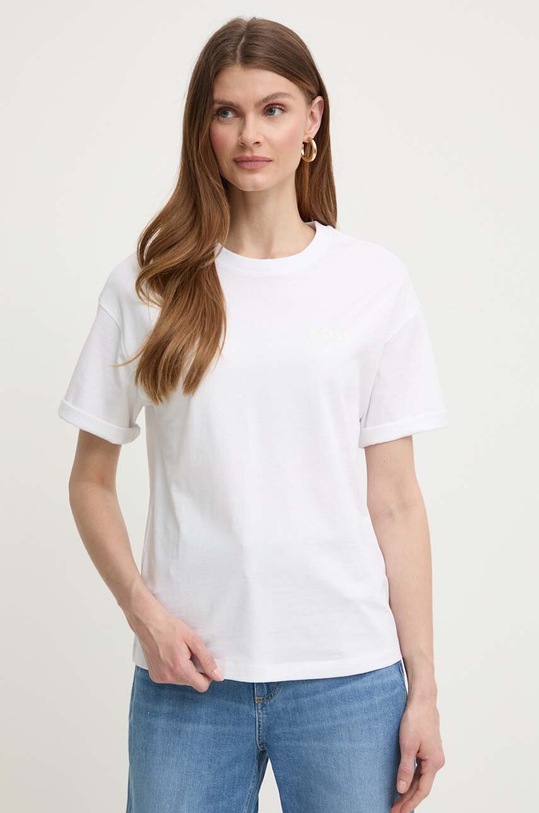 Boss Orange pamut póló fehér 50501785