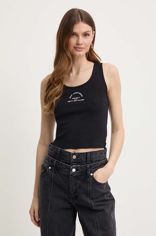 Miss Sixty top 6L2SJ3630000 SJ3630 T-SHIRT z elastanem czarny 6L2SJ3630000