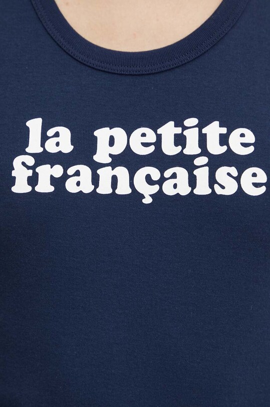 La Petite Française top din bumbac TETU PFTETU bleumarin