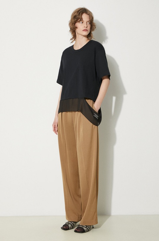 Undercover tricou din bumbac uni negru UC1D1807