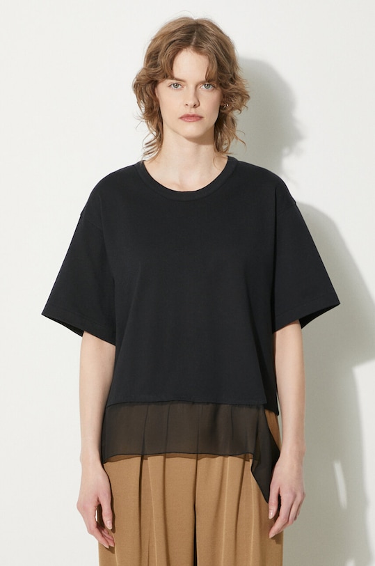 Undercover tricou din bumbac UC1D1807 negru SS24