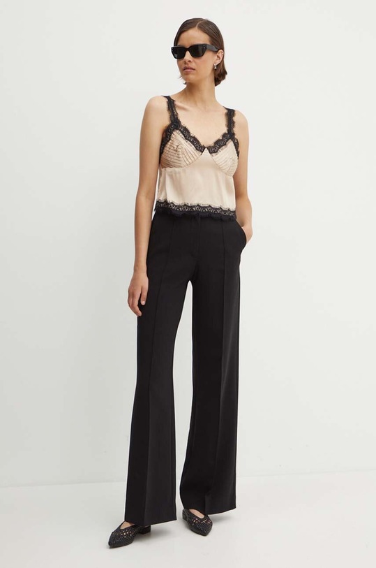 Top Sisley 5S7BLH01D bež SS24