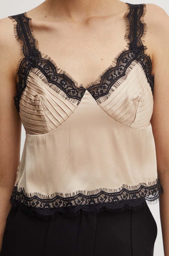 Top Sisley 5S7BLH01D bež