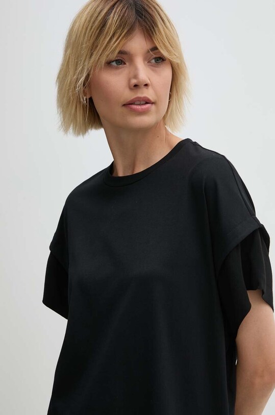 Футболка Sisley чёрный 33D6L106D
