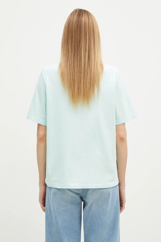Одяг Бавовняна футболка Maison Kitsuné Bold Fox Head Patch Comfort MW00127KJ0119 бірюзовий