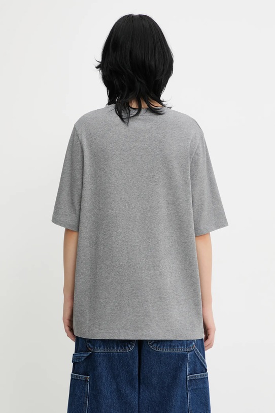 Odzież Maison Kitsuné t-shirt bawełniany Bold Fox Head Patch Comfort MW00127KJ0119 szary