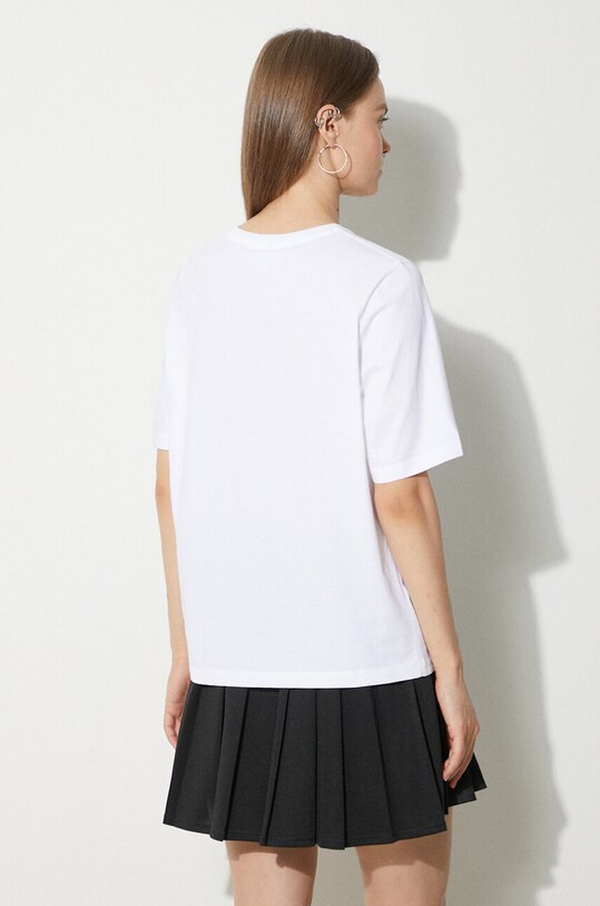 Одежда Хлопковая футболка Maison Kitsuné Speedy Fox Patch Comfort Tee Shirt MW00119KJ0008 белый