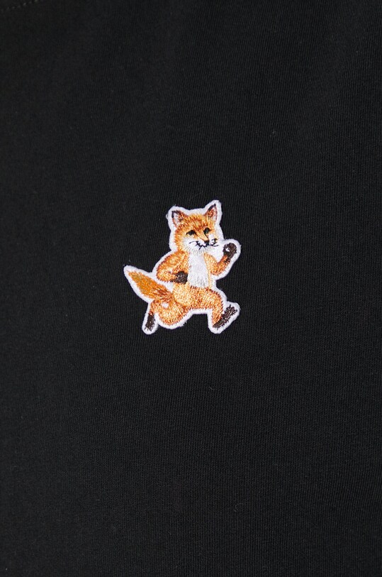 Maison Kitsuné t-shirt bawełniany Speedy Fox Patch Comfort Tee Shirt MW00119KJ0008
