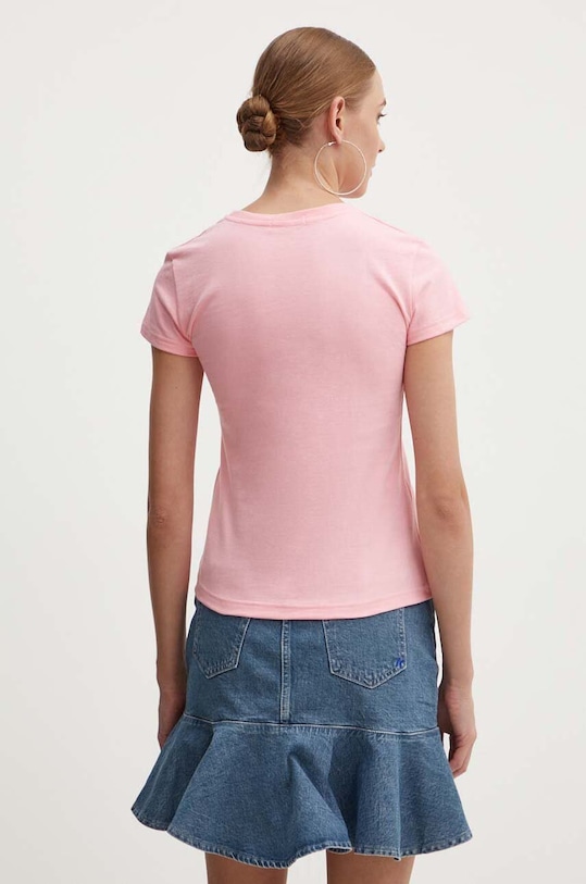Ρούχα Βαμβακερό μπλουζάκι Drivemebikini Paradiso 2020.DRV.002.LCB ροζ