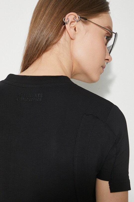 VETEMENTS t-shirt Blackout Cut-Up Fitted T-Shirt UE64TR100B