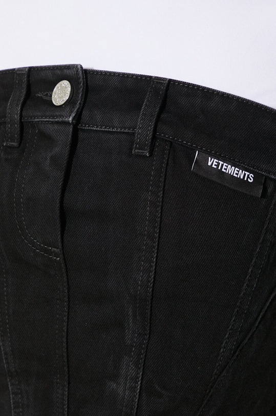 VETEMENTS denim top Denim Corsette Top WE64TO100B