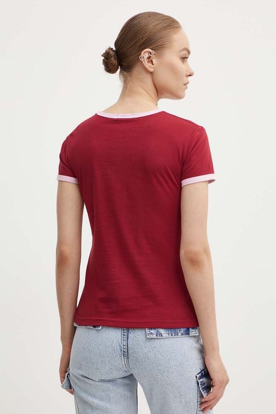 Abbigliamento Drivemebikini t-shirt in cotone Sole Mare Vintage 2015.DRV.002.BR granata