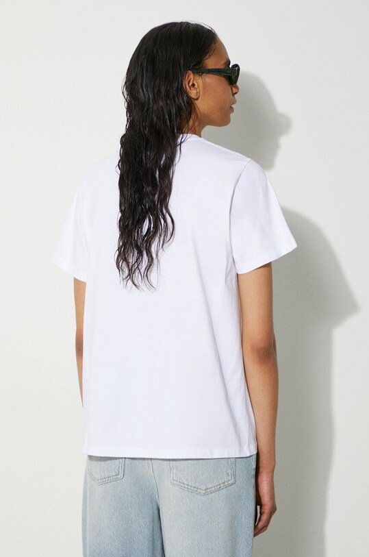 Clothing GANNI cotton t-shirt Basic Jersey Love Cats Relaxed T-shirt T3917 white