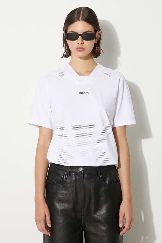 Тениска Coperni PUMA x COPERNI Football Jersey стандартна бял 62798202