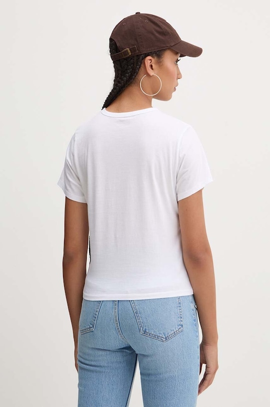 Odjeća Pamučna majica Abercrombie & Fitch KI157.4084.100 bijela