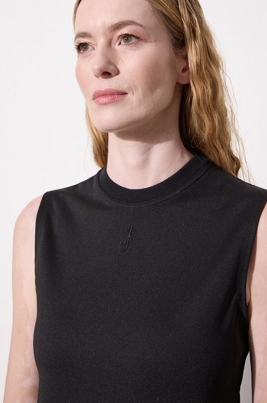 Top JW Anderson Anchor Embroidery Tank Top JO0216.PG0999.999 crna