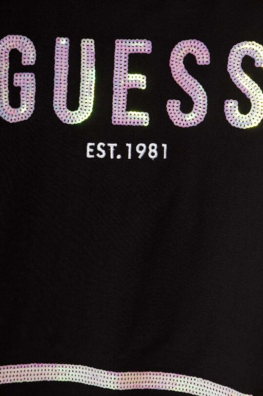 Dziewczynka Guess t-shirt dziecięcy J4RI08.K6YW4.PPYH czarny