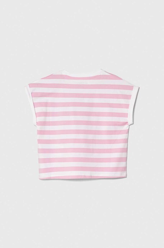 Guess t-shirt dziecięcy J4RI09.K9NF3.PPYH różowy SS24