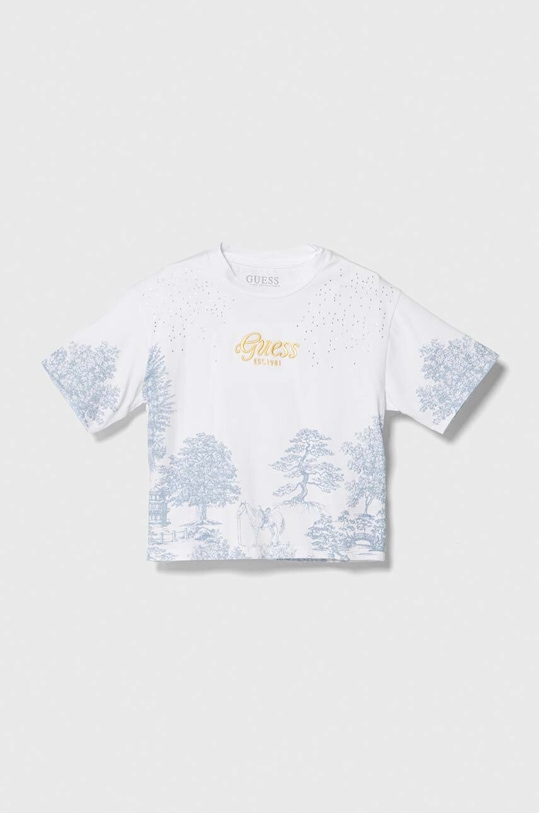 Παιδικό μπλουζάκι Guess στάμπα λευκό J4RI26.K6YW4.PPYH