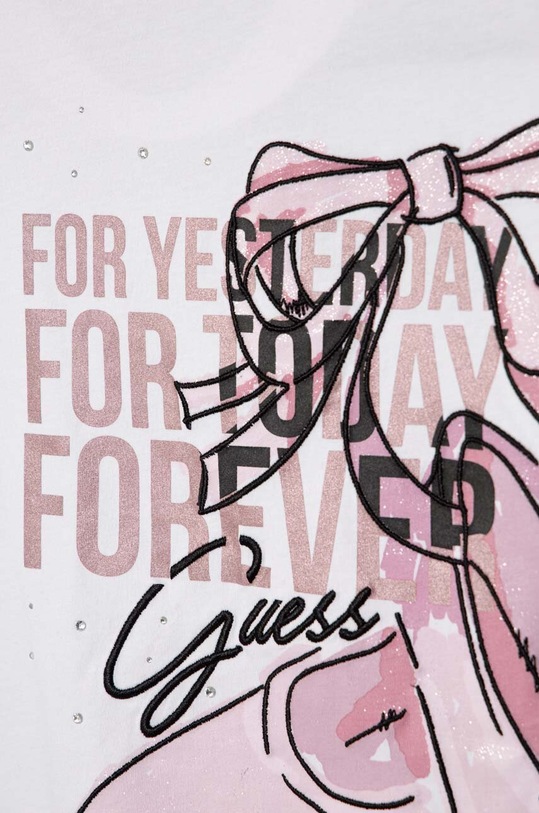 Девочка Детская футболка Guess J4RI31.K8HM4.PPYH белый