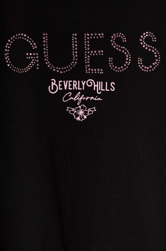 Dziewczynka Guess t-shirt dziecięcy J4RI37.J1314.PPYH czarny