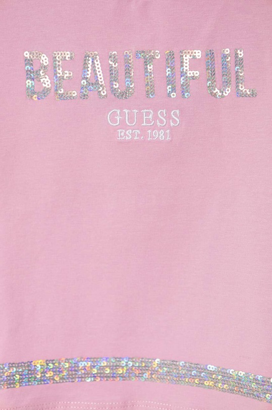Fete Guess tricou copii K4RI26.K6YW4.PPYH roz