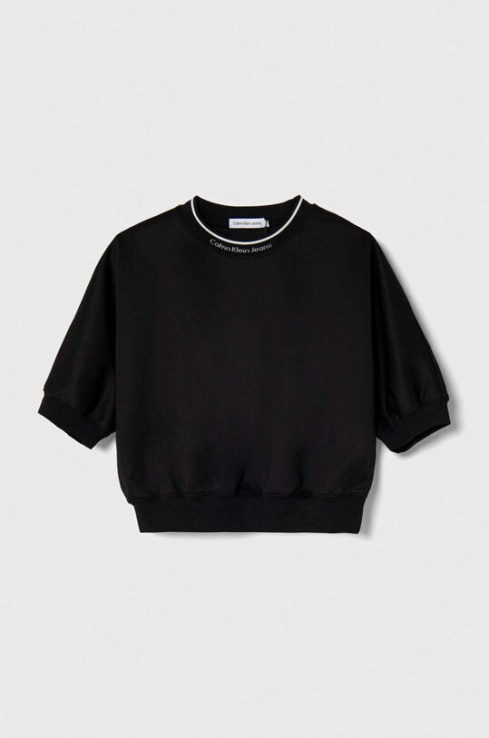 Calvin Klein Jeans t-shirt dziecięcy z elastanem czarny IG0IG02348.PPYH