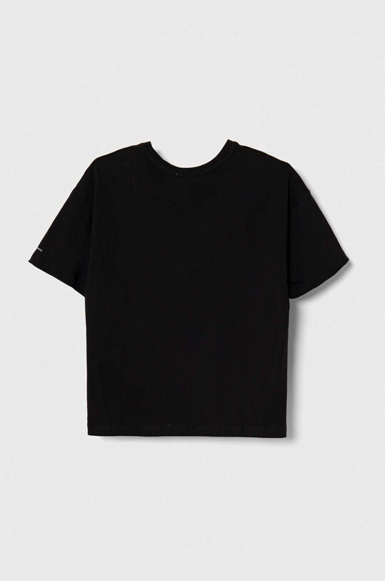 Детская хлопковая футболка Calvin Klein Jeans IG0IG02136.128.176.PPYH чёрный SS24