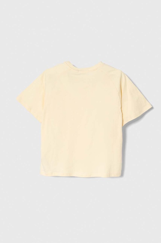 Detské bavlnené tričko Calvin Klein Jeans IG0IG02339.PPYH béžová SS24