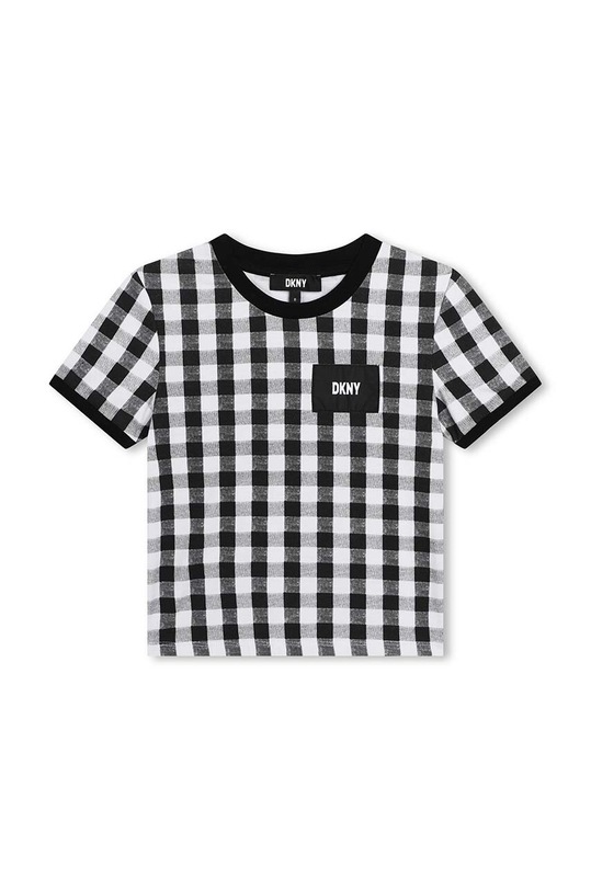 Παιδικό μπλουζάκι DKNY D60096.114.150 μαύρο SS24