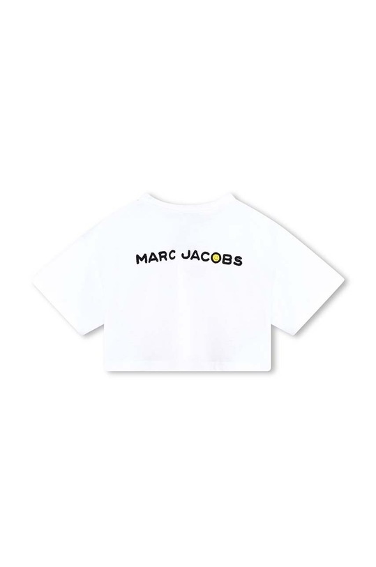 Dievča Detské bavlnené tričko Marc Jacobs x Smiley W60117.114.150 biela