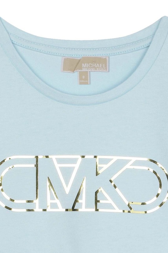 Dievča Detské bavlnené tričko Michael Kors R30005.156 modrá