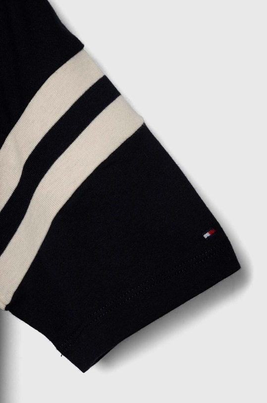 Dziewczynka Tommy Hilfiger t-shirt bawełniany dziecięcy KG0KG07717.PPYH granatowy