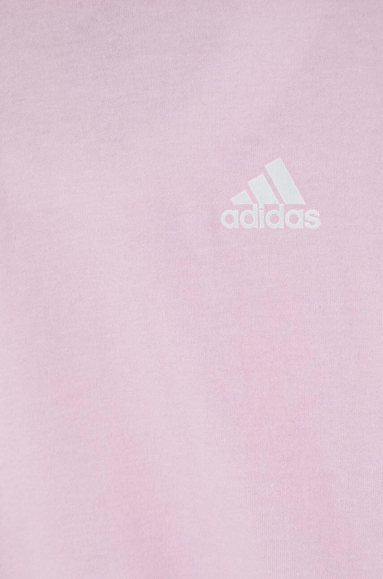 Κοριτσίστικα Παιδικό βαμβακερό μπλουζάκι adidas IS2446 ροζ