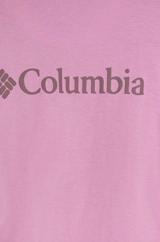Djevojčice Dječja pamučna majica kratkih rukava Columbia Mission Lake Short 1989791.G roza