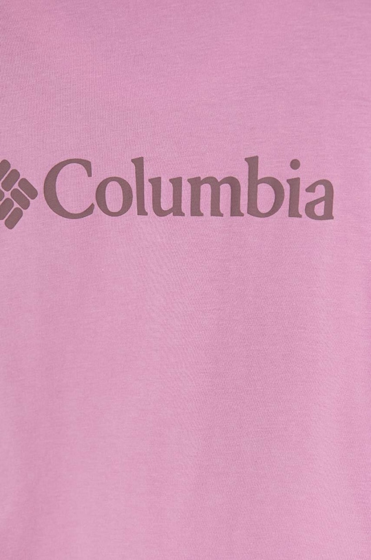 Djevojčice Dječja pamučna majica kratkih rukava Columbia Mission Lake Short 1989791.G roza